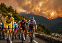 Tour de France 2026: Fogo e Glória nos Pirenéus na Etapa 03 Análise técnica da 3ª etapa do Tour 2026. O pelotão enfrenta o Col de Toses e o calor extremo sob a sombra dos incêndios nos Pirenéus. Confira os favoritos.