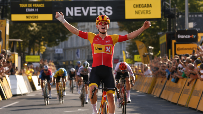 etapa-mais-rapida-da-historia Recorde de velocidade de 50,9 km/h na etapa 11 do Tour de France 2026, a mais rápida da história