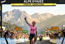 Tour de France 2026: Carapaz vence a etapa rainha Richard Carapaz vence a etapa rainha do Tour de France 2026 no Alpe d'Huez. Imagem gerada por IA.