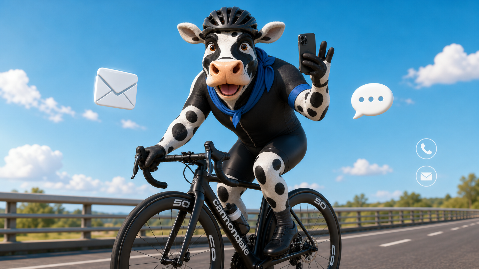 Contato O Vaca Ciclista
