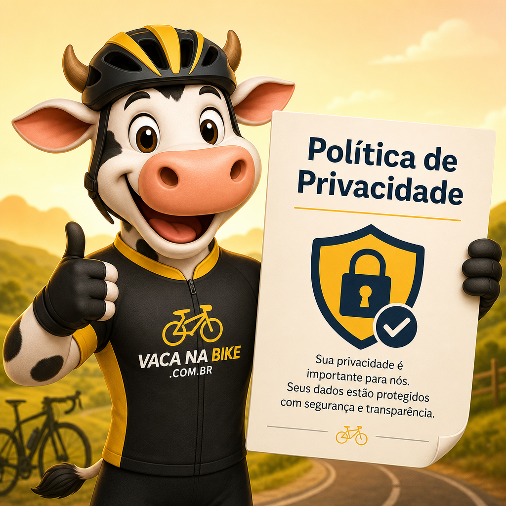 Política de Privacidade do O Vaca Ciclista