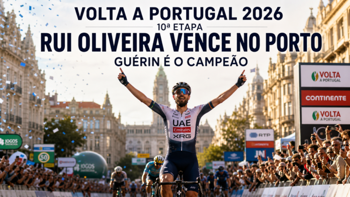 rui-oliveira-vence-a-etapa-volta-portugal-2026-capa Rui Oliveira vencendo a décima etapa da Volta a Portugal 2026 no sprint